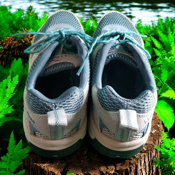 LL Bean Women's Size 7.5 Blue Mesh Hiking Trail Shoes 11703 - Picture 5 of 8